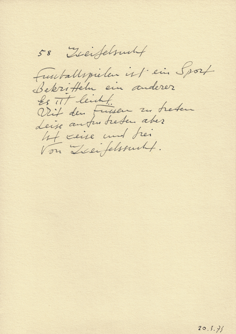 58 Zweifelsucht HP üaH